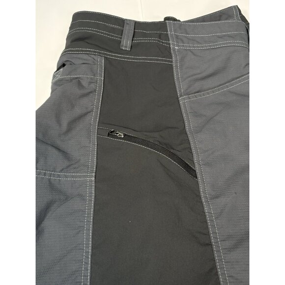 Kuhl Mutiny River Shorts Men’s 36 10” Inseam Grey Black Outdoor Technical - Picture 7 of 12